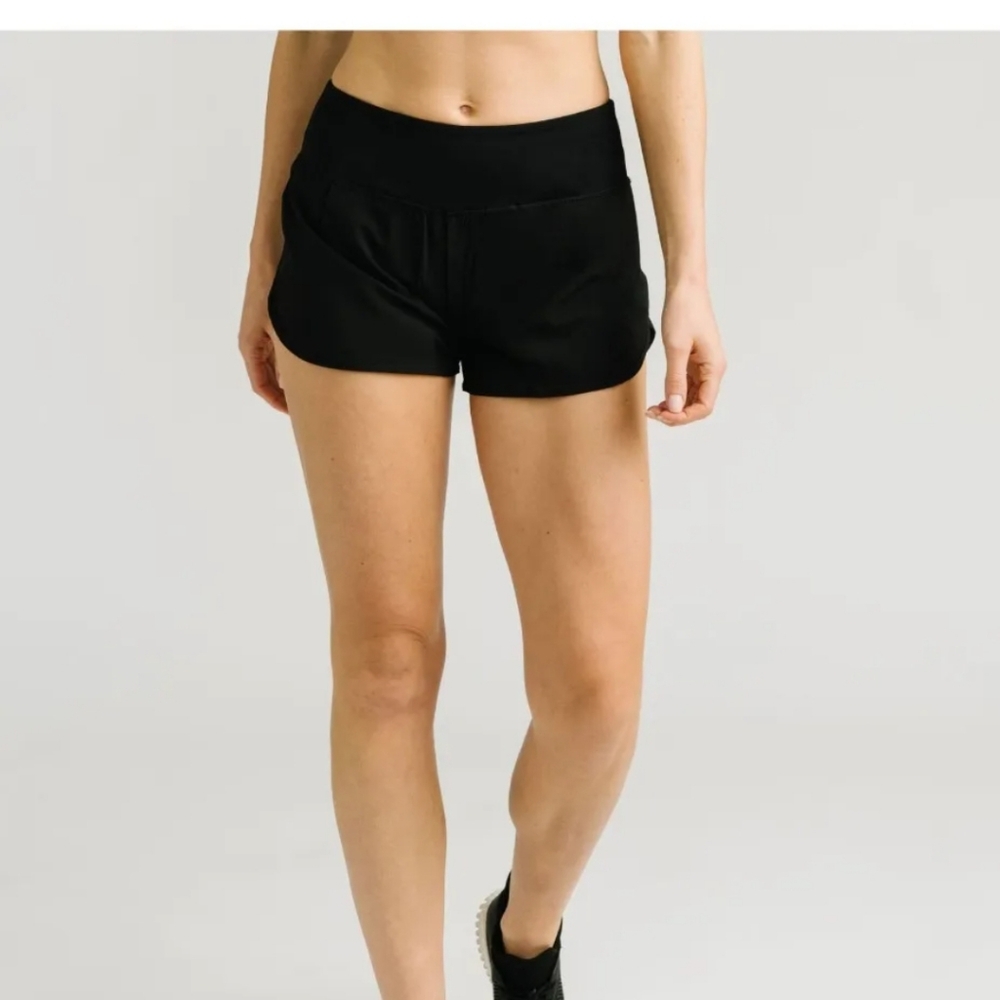 Zyia Black Trainer Shorts